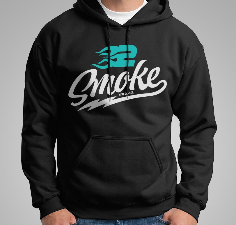 2 SMOKE Hoodie - Teal