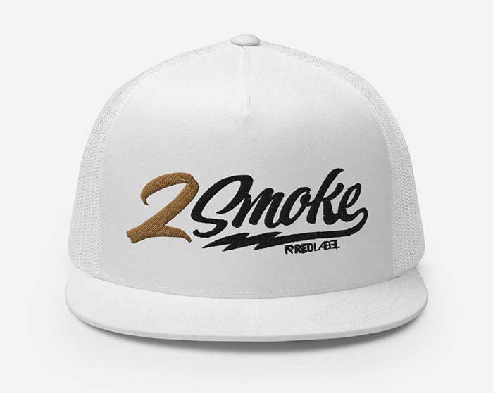 2 SMOKE - Light Trucker Snapback Mesh Hat