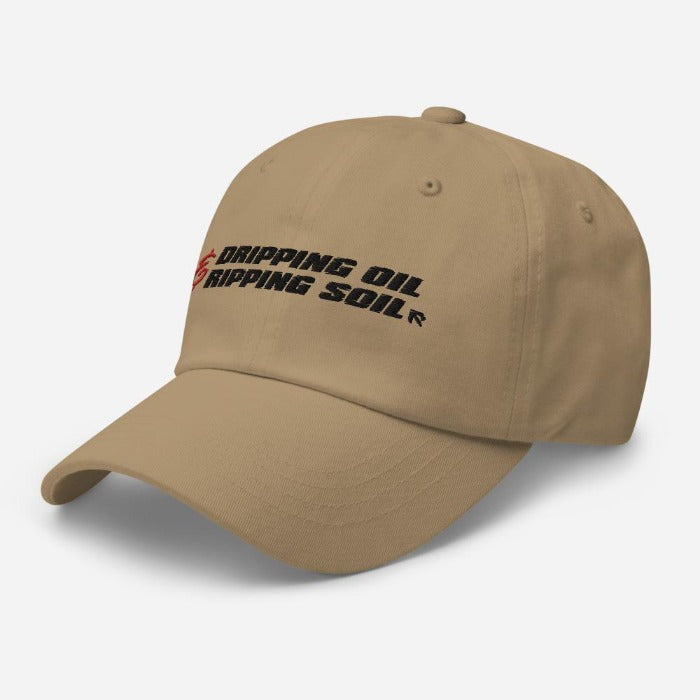DRIPPING OIL & RIPPING SOIL - Light Dad hat