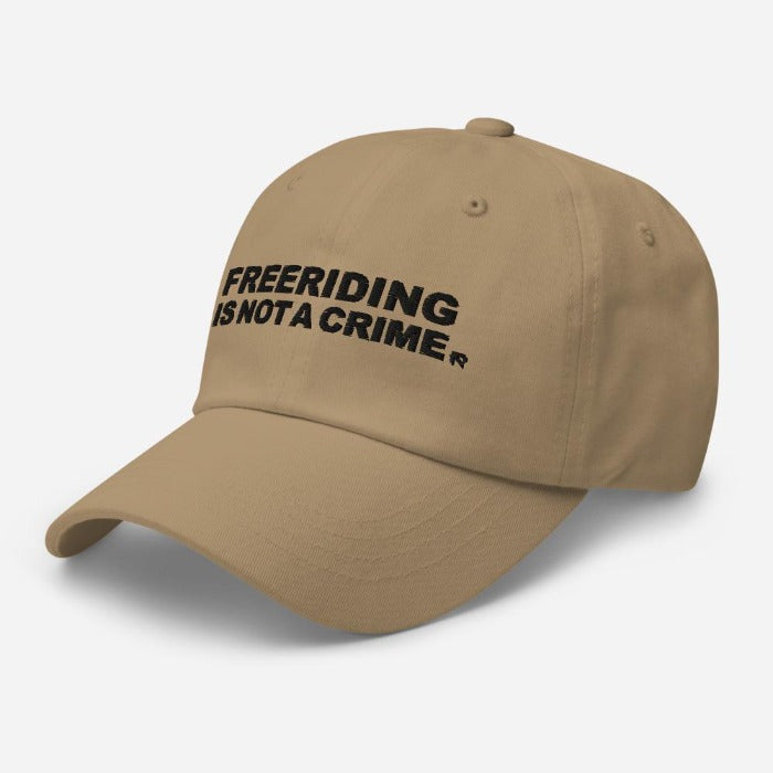 FREERIDING IS NOT A CRIME - Light Dad hat