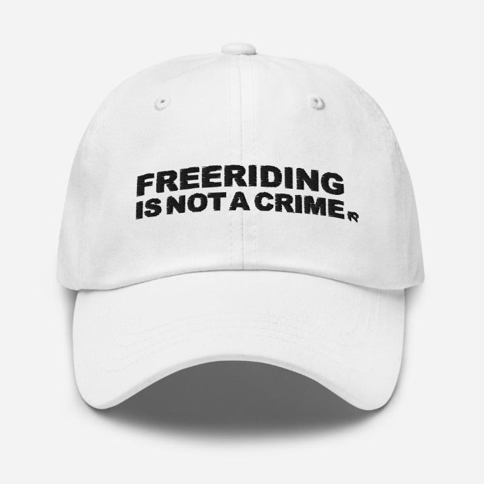 FREERIDING IS NOT A CRIME - Light Dad hat