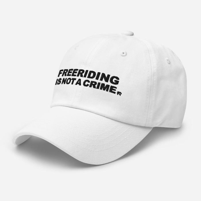 FREERIDING IS NOT A CRIME - Light Dad hat